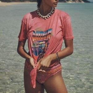 Spell and the Gypsy Collective Pink Daydream Biker Tee XXL